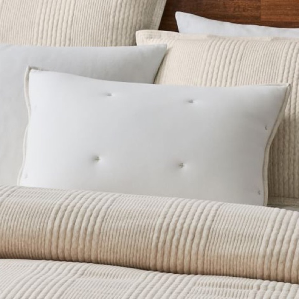 West Elm Cotton Cloud Jersey Shams Set 2 - Standard